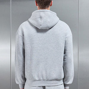 Conjunto Deportivo Informal para Hombre, Estilo Urbano, 100% Algodón, Felpa Transpirable, Sudadera con Cierre de Cremallera, Pantalones Deportivos, Cierre con Cordón, para Invierno - Product Image 6