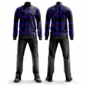 Conjunto Deportivo Profesional Personalizado de Poliéster, Chaqueta y Pantalones Premium para Entrenamiento, Precio de Fábrica - Product Image 4