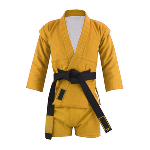 Uniforme de sambo de haute qualité, tissu durable et respirant, coutures solides, coupe confortable et flexible, parfait pour les séances d'entraînement. - Product Image 1