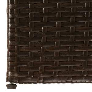 Scatola portaoggetti in Poly Rattan marrone 59 "x 39.4" x 39.4" - Product Image 4