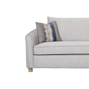 Divano da Soggiorno con Cuscini in Tessuto Effetto Sabbia e Struttura Resistente - Product Image 2