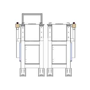 ระบบอัตโนมัติสำหรับจัดเรียงชิ้นงานด้วยหุ่นยนต์ความแม่นยำสูง สายพานสแตนเลสปรับความเร็วได้ พร้อมระบบลำเลียงแบบโซ่แบ่งส่วน กำลัง 1/4 แรงม้า - Product Image 2
