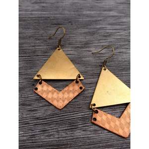 Bijoux de luxe écologiques de qualité supérieure, fabriqués à la main, modèle 7, en cuivre et laiton durables, pour les fêtes, accessoires en cristal - Product Image 2