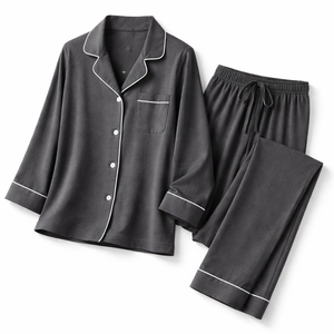Conjunto de Pijama de Algodón Premium al por Mayor para Mujer - Pedidos al por Mayor Disponibles Directamente del Fabricante - Product Image 3