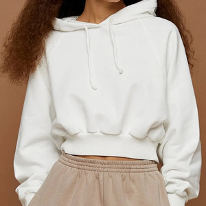 Sudadera con Capucha para Mujer, Color Sólido, Algodón y Bambú, Tejido de Punto, Manga Larga, Transpirable, Ropa Casual de Otoño - Product Image 3