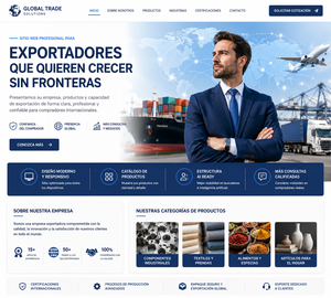 Diseño de Sitio Web para Exportadores con Presencia Global, Confianza B2B y Estructura Preparada para IA para Atraer Compradores en Línea - Product Image 1