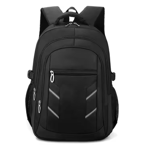Customized Logo American Style <b>Canvas</b> School Backpack <b>Large</b> Capacity Travel Laptop <b>Bag</b> - Product Image 1