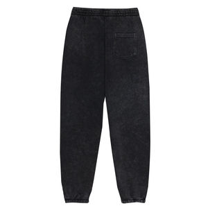 High Quality Custom Acid Washed Casual Mid Waist Drawstring Jogger Pants 100% Cotton Men's Pants in Different Style and Color - Product Image 2