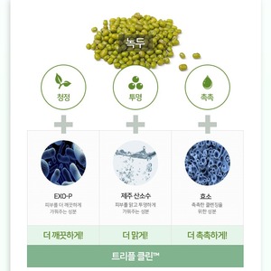 Gel exfoliant intelligent K-Beauty coréen 120ml, gommage facial au ferment de lait de soja et de haricot mungo, produit K-beauty intelligent - Product Image 3