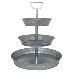 Wholesale <b>3</b> <b>Tier</b> Metal <b>Cake</b> <b>Stand</b> Rustic Farmhouse Cupboard Dessert Display Tray Wedding Party Decoration Cupcake Holder <b>Stand</b> - Product Image 1