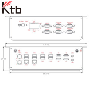 Mini PC industriel KTB 926-4H 2*LAN 6*COM 4*HD-MI, ordinateur compact et économique, NUC, micro PC, mini Watchdog et prise en charge du démarrage sans disque - Product Image 2