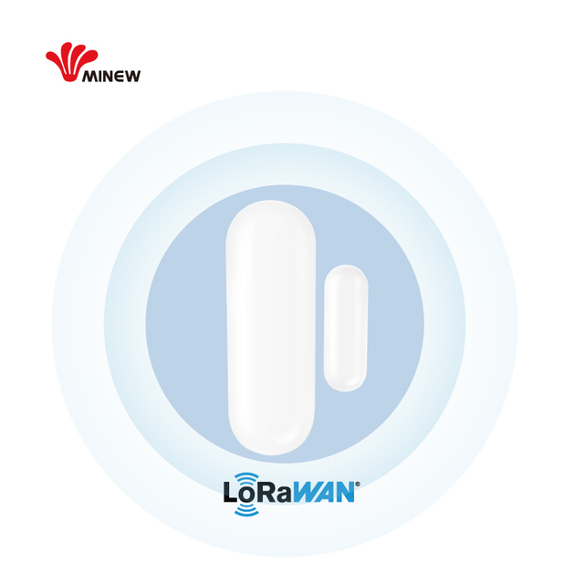 IoT Device Lorawan Lora Door Sensor Wireless Smart Window Sensor Alarm Security Wireless Smart Magnetic Door Sensor
