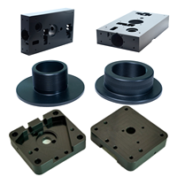 Suku cadang mesin plastik, Buatan Thailand / Kustomisasi Penuh Presisi Tinggi OEM Polimer CNC Milling & Turning Manufacturing.