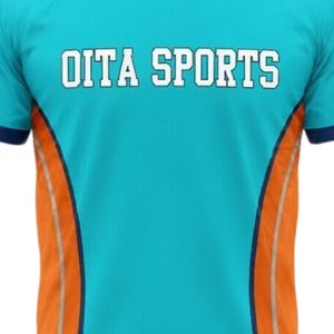 Unisex Teal Orange Sublimation Netball Jersey <b>Polyester</b> Athletic Sports <b>Shirt</b> Side Panel Piping Team Training Match Wear - Product Image 5