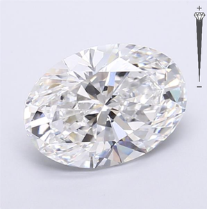 Diamante Cultivado en Laboratorio con Certificación IGI, Corte Oval Brillante de 4.40 CT, Color E, Claridad VVS2, CVD LG 771644184, ROYAL GEMS, Super JewelryMaking - Product Image 3