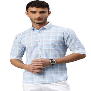 Talla XL 100% algodón para hombre para Polos cómodas camisetas lisas de manga corta con botones Formal Oficina de alta calidad Dobby de talla grande - Product Image 2