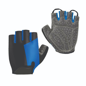 Gants de vélo de montagne d'hiver légers, antidérapants, résistants aux chocs, demi-doigts, rembourrés, unisexes - Product Image 4