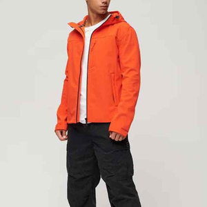 OEM Softshell Waterproof Hiking Zip <b>Jacket</b> Customized Logo Camping <b>Men</b> Tactical Windproof Soft Shell <b>Jackets</b> <b>For</b> Workwear - Product Image 3