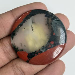 Natural Bloodstone Cabochon Polished Loose Gemstone Oval Shape Heliotrope Designer <b>Stone</b> <b>Beads</b> For Jewelry Making Rings Pendants - Product Image 4