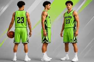 Ensemble de maillots de basket-ball personnalisés Malvan de qualité supérieure, sans manches, col en V, évacuation de l'humidité, uniforme d'équipe, impression sublimée, vêtements de sport pour hommes - Product Image 2