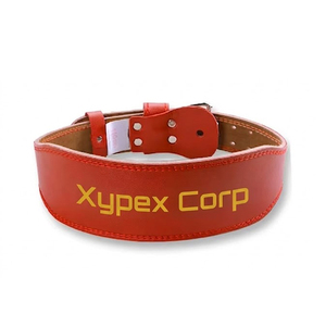 Cinturón de Levantamiento de Pesas de Cuero Resistente con Logotipo Personalizado, Ajustable, Transpirable, Acolchado Suave, Protección Profesional Antideslizante de 6 mm - Product Image 1