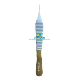 Forceps de tocador de acero inoxidable, instrumento quirúrgico serrado, 4,7/8 - Product Image 6