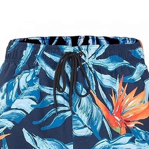 <b>Men's</b> 100% Cotton Vintage Board Shorts Quick Dry Drawstring Casual Swim <b>Trunks</b> Mid Waist Short Length - Product Image 4