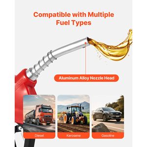 Buse de carburant automatique NPT 3/4 pouce, débit max. 11,8 GPM, déclencheur à 3 vitesses avec verrouillage et arrêt automatique pour injecteurs diesel et essence - Product Image 5