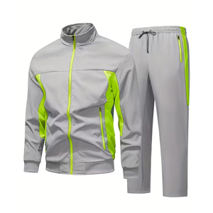 Conjunto de Calentamiento de Fútbol Profesional para Hombre, Traje Deportivo Ligero con Camiseta de Manga Larga y Pantalones a Juego - Product Image 4