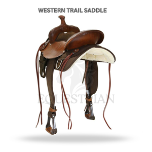 Selle de randonnée western, équipement d'équitation - Product Image 2