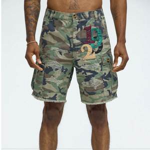 Shorts de Mezclilla para Hombre 2025, Jeans Cortos Holgados de Buena Calidad con Bolsillos Tipo Cargo, Precio Bajo, Hechos en Fábrica, Estilo Casual - Product Image 1