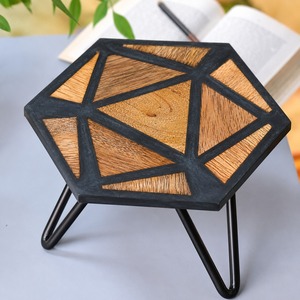 Contemporary Wooden And Iron <b>Cake</b> <b>Stand</b> For Premium Dessert Serving And Decorative Party Setup - Product Image 1