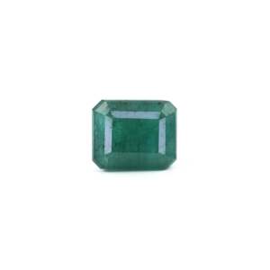 Natural Zambian Emerald 9.3 Carat Loose Gemstone Emerald Cut for Fine Jewelry - Product Image 1