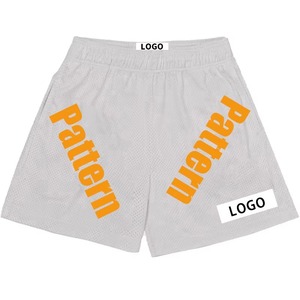 Pantalones Cortos de Baloncesto de Malla de Secado Rápido para Hombre, Tallas Grandes, Diseño Sólido Sublimado, MOQ Bajo, Elásticos, Cintura Media, Fabricación Impresa - Product Image 5