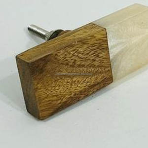 Perillas de gabinete redondas personalizadas, perilla de cajón de resina de madera perlada para comedor, cocina, dormitorio, baño, Hotel, uso en la sala de estar - Product Image 2