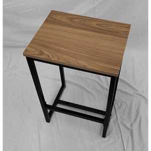 Elegantes mesas de comedor de madera maciza, artesanías de Metal, Base Industrial, venta al por mayor directa para uso doméstico, elegantes juegos de muebles de comedor - Product Image 2