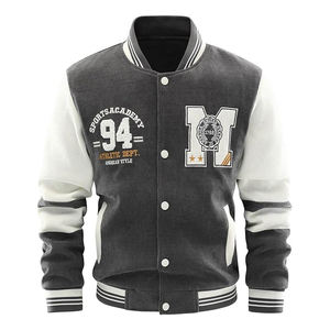 Veste de baseball en laine et cuir personnalisée pour homme, veste universitaire unisexe de haute qualité, vestes de collège brodées personnalisées - Product Image 1