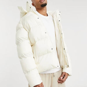 Chaqueta Impermeable de Invierno Personalizada para Hombre, Talla Grande, con Capucha, Chaqueta Acolchada de Plumón, Ropa Exterior de Moda con Relleno de Burbujas de Alta Calidad - Product Image 1
