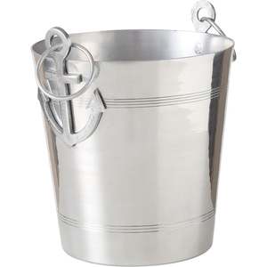 Seau à glace en aluminium, design minimaliste rond, résistant à la rouille, portable, étanche, pour les fêtes - Product Image 6