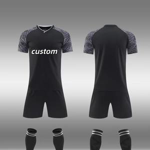 Conjuntos de Uniformes de Fútbol Personalizados y Económicos, Camisetas de Fútbol de Poliéster de Secado Rápido, Ropa Deportiva Transpirable para Clubes y Equipos Masculinos - Product Image 5