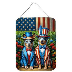 All American Australian Cattle Dog Wall Door Hanging Prints 12x16 Multicolor Aluminum Metal Sign for Kitchen Home Decor Front - Product Image 1
