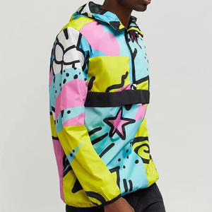 Waterproof Outdoor Windbreaker Jacket for Men High Quality Lightweight Canvas Fashionable Top Windbreaker Jacket For Men - Product Image 5