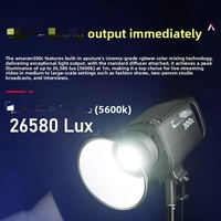 Untuk Amonra 300c Full Color 300W Lampu Sorot Cahaya Lembut Kontrol Aplikasi untuk Pencahayaan Fotografi Siaran Langsung Video