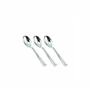 ชุดช้อนกาแฟชาโลหะดีไซน์สวย เคลือบเงา สำหรับชา กาแฟ และตกแต่งโต๊ะ - Product Image 1