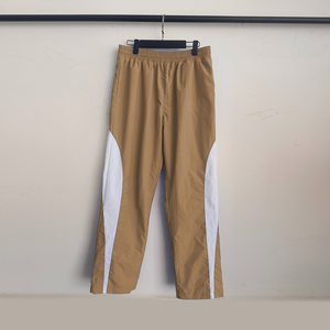 Blue Women's Quick Dry Sport Pants With <b>White</b> Side Panels Regular Length Summer Wear Woven Polyester Material - Product Image 4