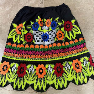 Premium Quality Style Micronesian Island Embroidered Women's Skinny Skirt Unique Micronesian Design Embroider Work Island Skirts - Product Image 4