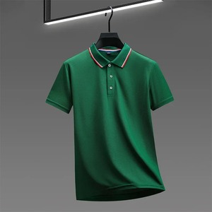 Camiseta Casual para Hombre 2026, Bordada, de Color Sólido, Manga Corta, Verano, Cómoda, Transpirable, 100% Algodón, a la Moda - Product Image 5