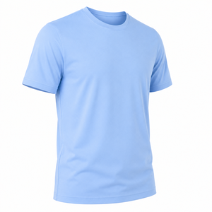 เสื้อยืดผู้ชายขายส่ง แขนสั้น สีพื้น คอกลม คุณภาพสูง เนื้อผ้านุ่ม ระบายอากาศได้ดี ผ้าฝ้าย สวมใส่สบาย ทรงปกติ น้ำหนัก 220 กรัม - Product Image 1
