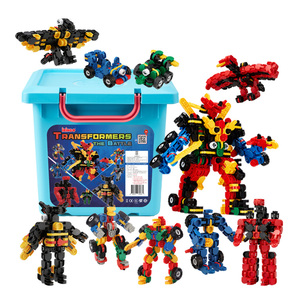 [iringo] IRINGO TRANSFORMERS THE BATTLE ชุดตัวต่อหุ่นยนต์แปลงร่างเพื่อการศึกษา 455 ชิ้น สำหรับการเล่น STEM สร้างสรรค์ - Product Image 2