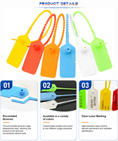 Sceau en plastique à serrage progressif haute sécurité YSD pour camions, conteneurs, marchandises et logistique